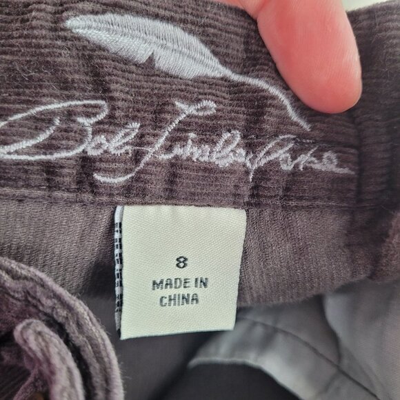 Bob Timberlake womens 8 brown corduroy pants with pockets cotton blend - Picture 4 of 9